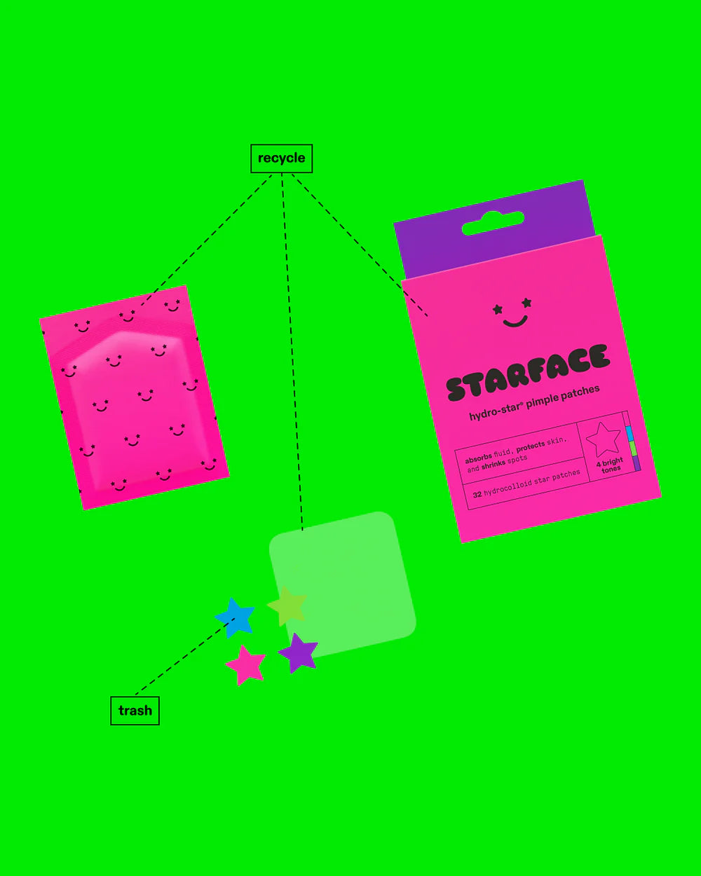 Starface - Party Pack Star Pimple Patches