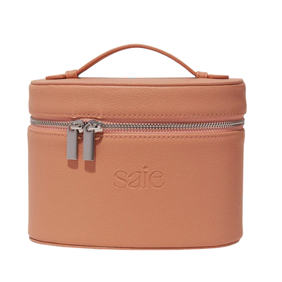 The Mini Vanity Case in Peach