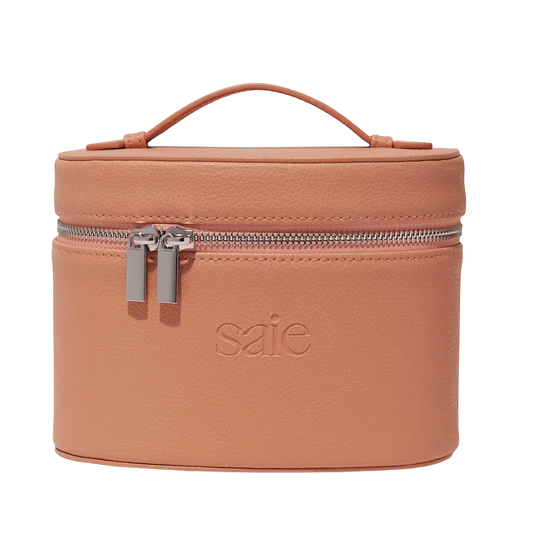 The Mini Vanity Case in Peach