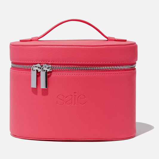 The Mini Vanity Case in Fuchsia